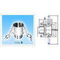 Camlock Type B Coupler Male